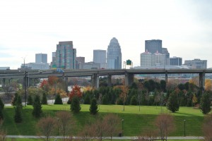 view of downtown Louisville