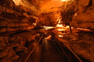 Inside Squire Boone Caverns